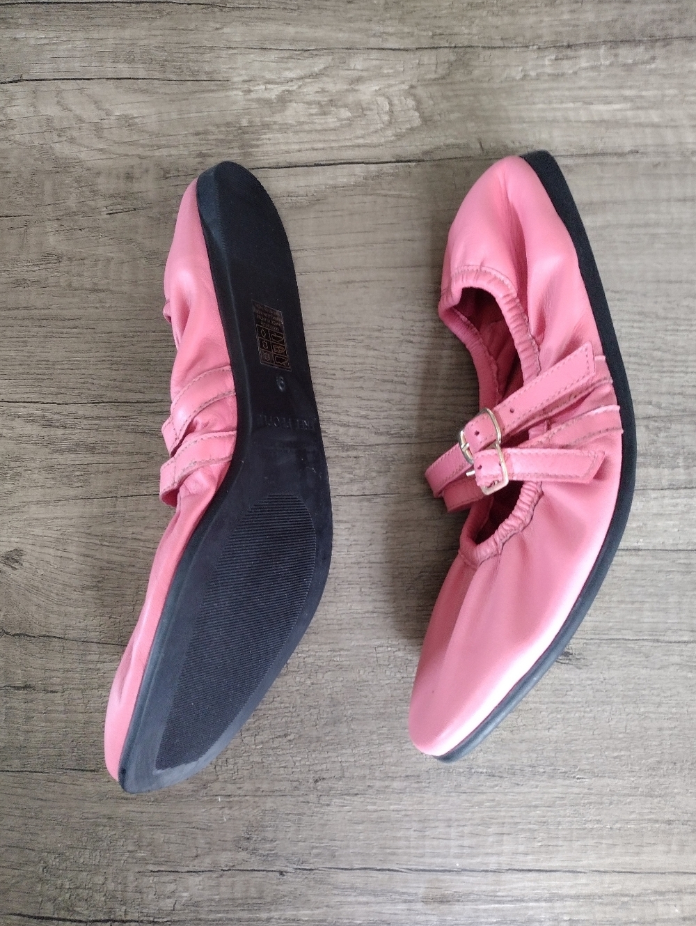 Free People Gemini Ballet Flats Womens 9 Pink Watermelon - Picture 3 of 6